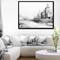 Designart - Zurich in Afternoon Sunlight - Cityscape Canvas Art Print in Black Frame
